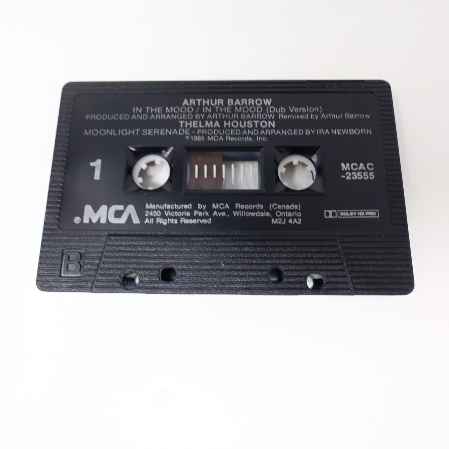 Arthur Borrow/Thelma Houston Cassette In the Mood/Moonlight Serenade MCA 1985