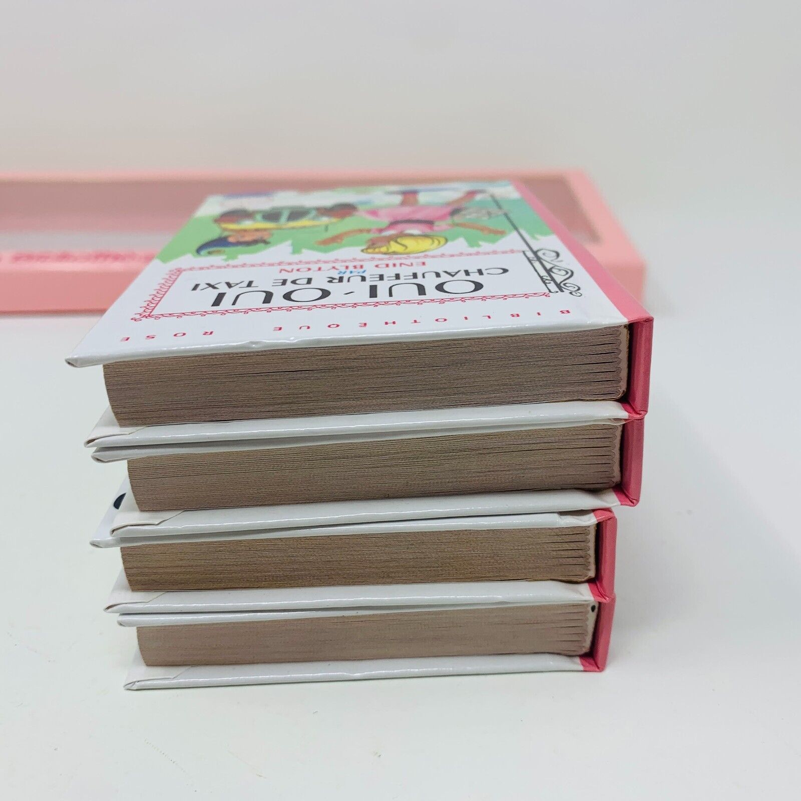 2006 Coffret La Bibliothèque Rose a 150 Ans 4 Livres Miniatures Chaulet Blyton