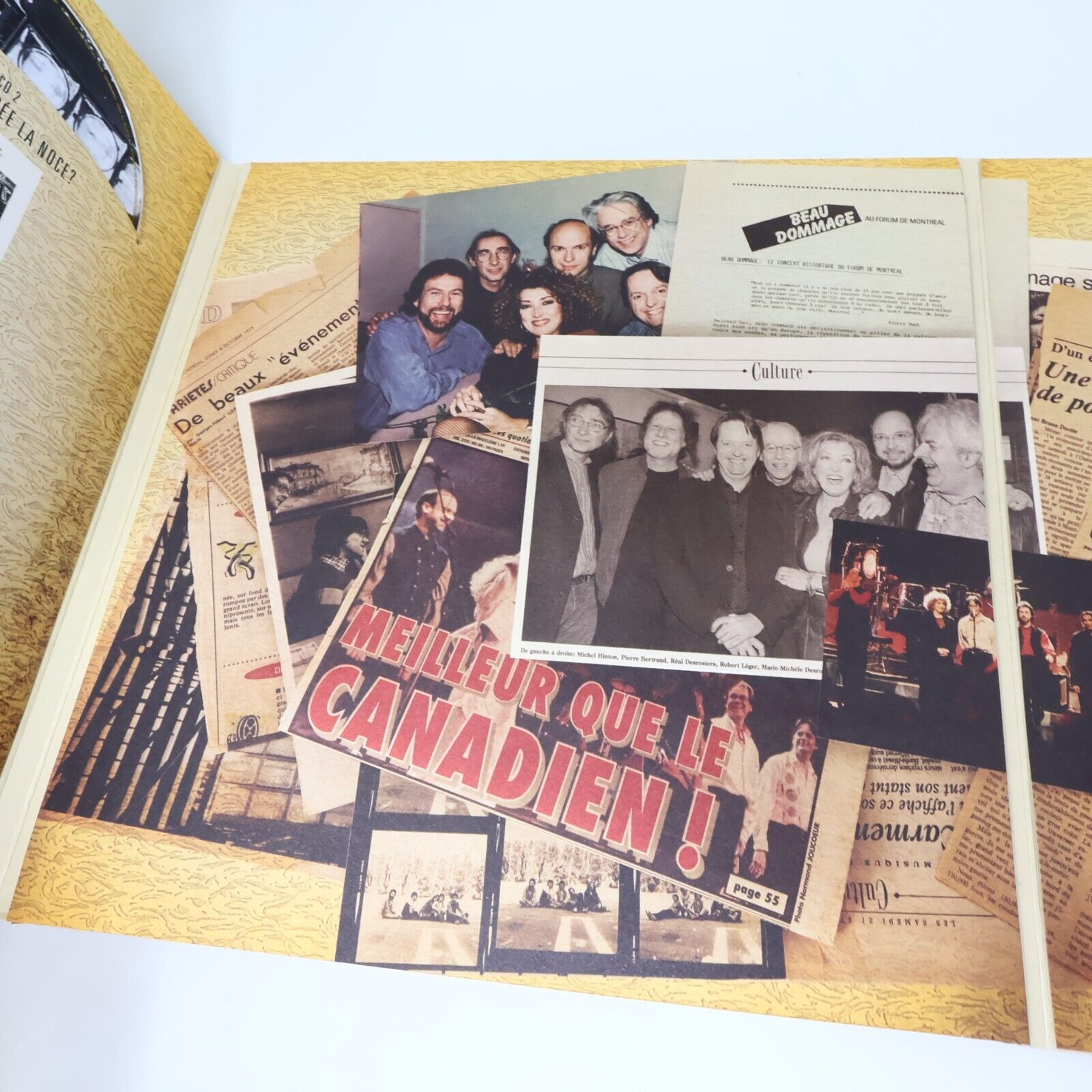 L'Album de Famille Beau Dommage CD + DVD Testé 2009 Québec Michel Rivard Picbois