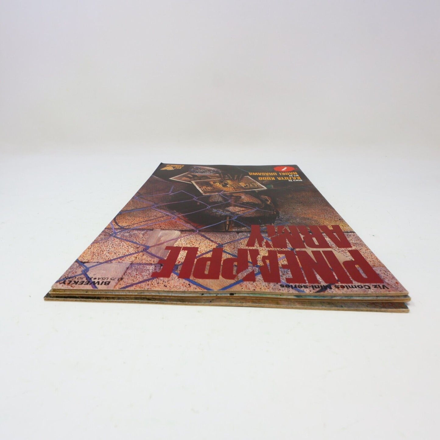 Lot 3 Comics Pineapple Army #1 3-4 Kazuya Kudo/Naoki Urasawa Viz Manga 90s