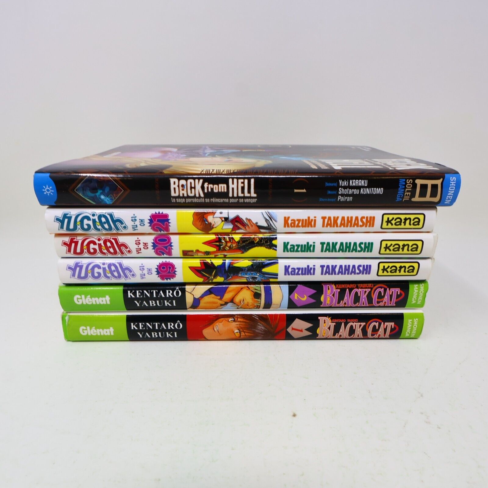 Back From Hell Yugioh Black Cat Lot 6 Mangas Français French Kana/Glénat/Soleil