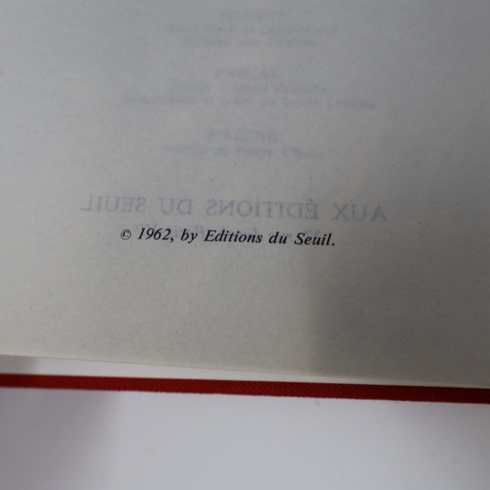 1964 L'Intégrale Molière Oeuvres Complètes de Jean-Baptiste Poquelin Seuil Livre
