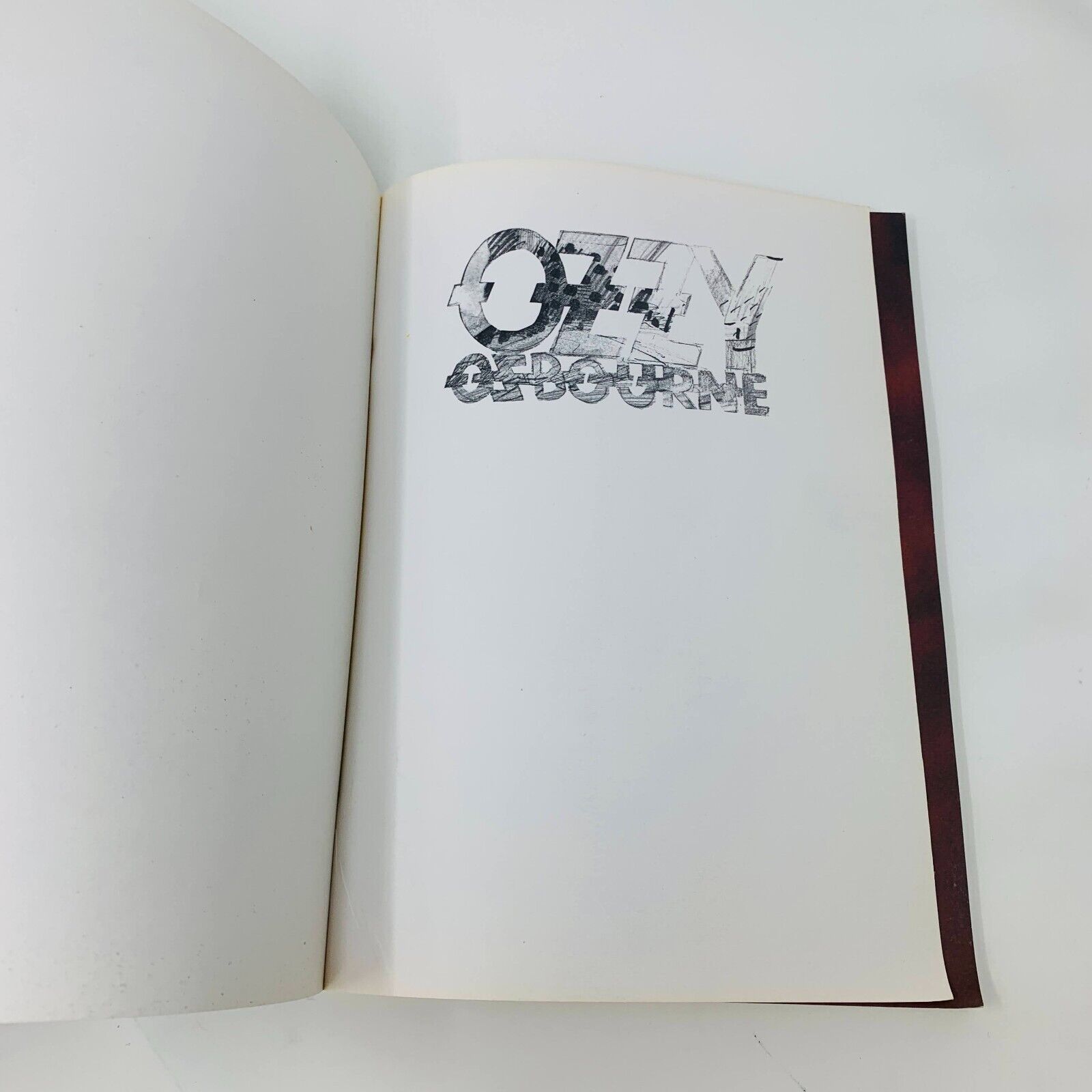 1985 Ozzy Osbourne Proteus Biography Book Photos Rock Music Garry Johnson PB