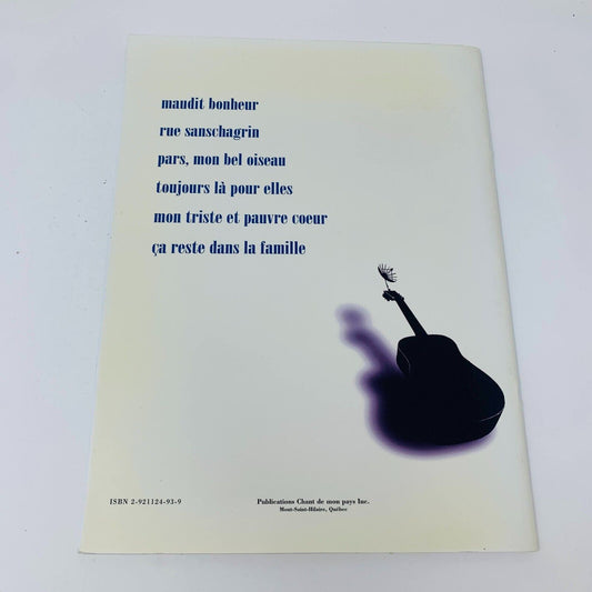 1999 Michel Rivard Maudit Bonheur Extraits Partitions Songbook Québec Français
