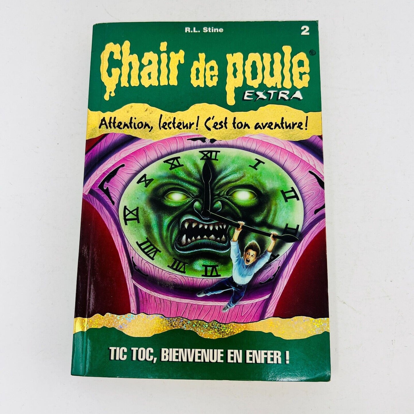 4x Chair de Poule Extra #2-3 6-7 de R.L. Stine EH Lot en Français/French Tic Toc