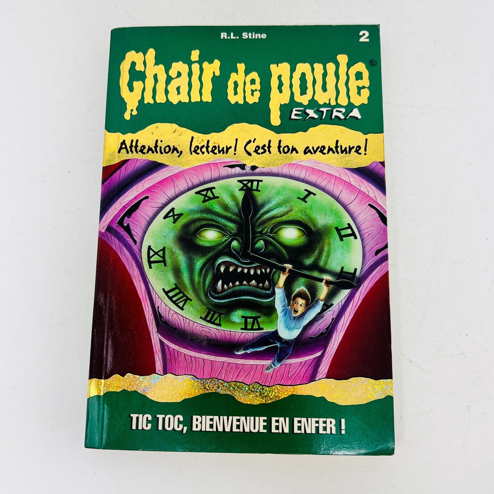 4x Chair de Poule Extra #2-3 6-7 de R.L. Stine EH Lot en Français/French Tic Toc