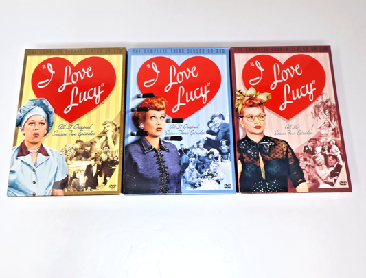 I Love Lucy Seasons #2-3-4 DVD Lot Factory Sealed NTSC Like New Lucille Ball