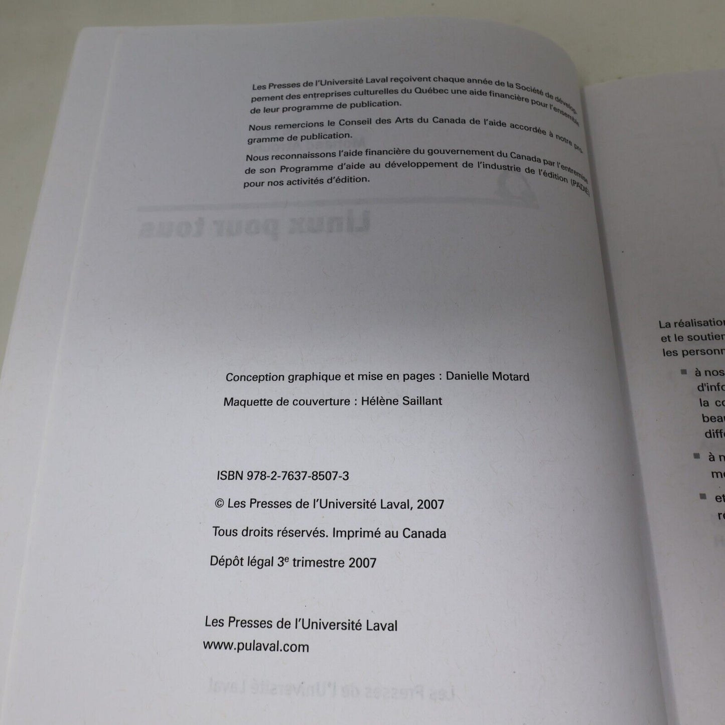 2007 Linux pour Tous Stéphane Gill Mohand Atroun Informatique Programmation PB