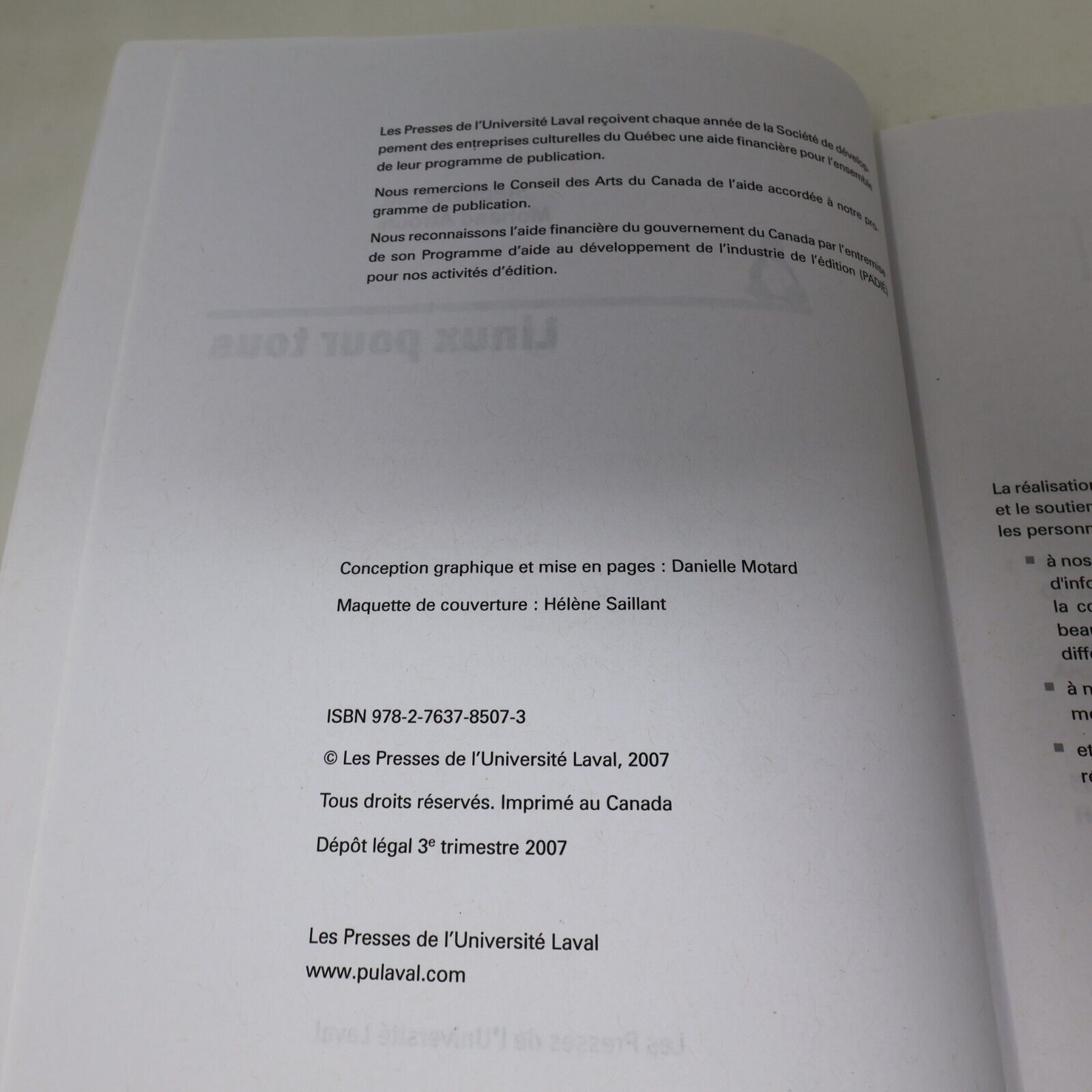 2007 Linux pour Tous Stéphane Gill Mohand Atroun Informatique Programmation PB