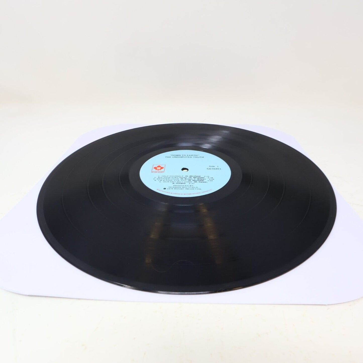The Undisputed Truth Down To Earth LP Record Vinyl Motown G6-968S1 Canada 1974