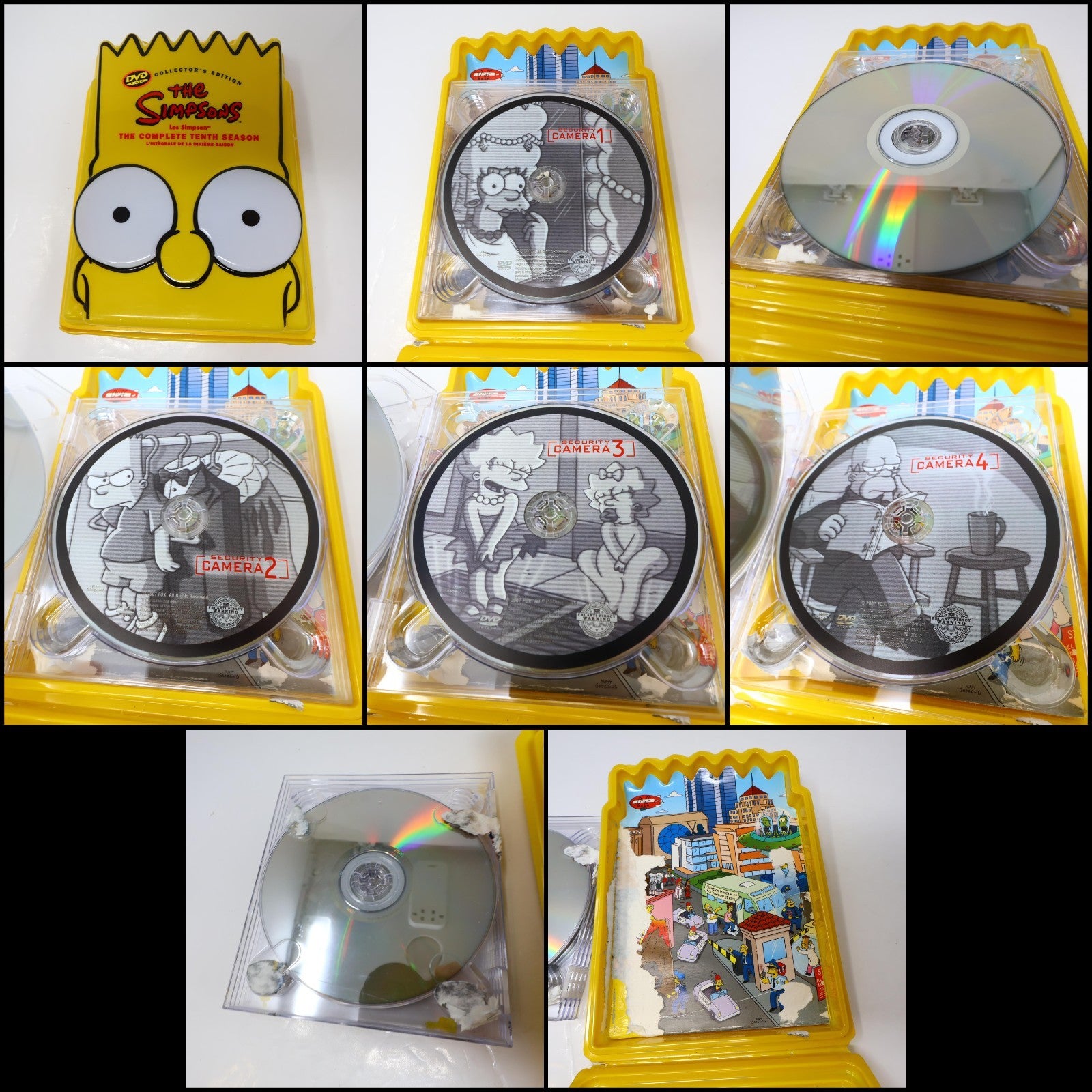 The Simpsons The Complete 7-8-9-10 Seasons Lot 4 DVD Molded Head Pack Marge Lisa