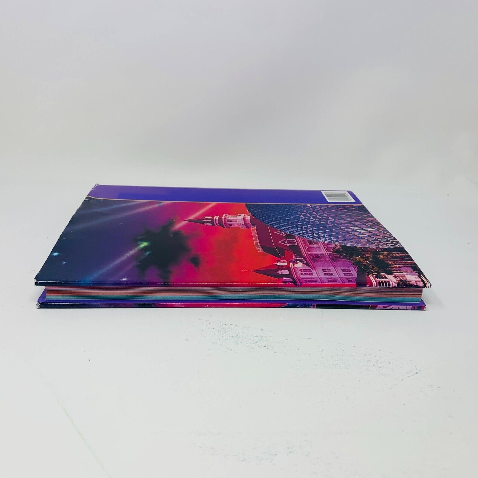 c1990s Walt Disney World Disney's Kingdom Editions Purple Theme Parks Hardcover