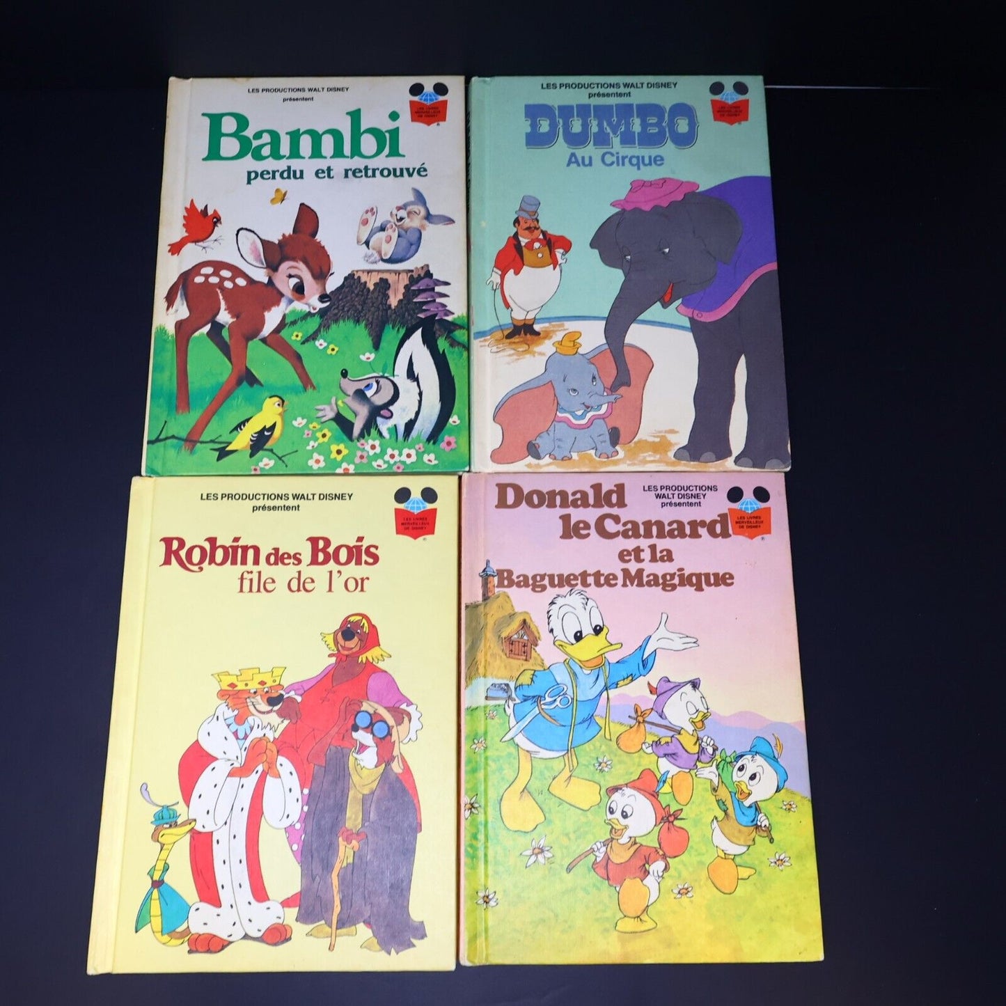 50x Livres Merveilleux de Disney Donald Mickey 70-80s Livre Loisirs Lot Français