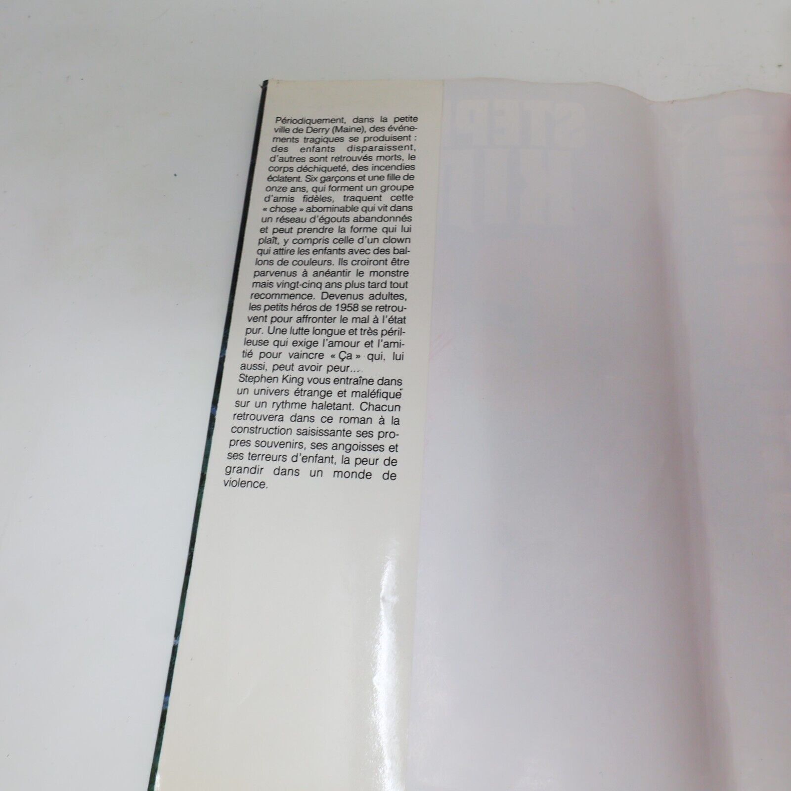 1989 Ça Stephen King It BCE France Loisirs Français Hardcover Omnibus Horreur HC