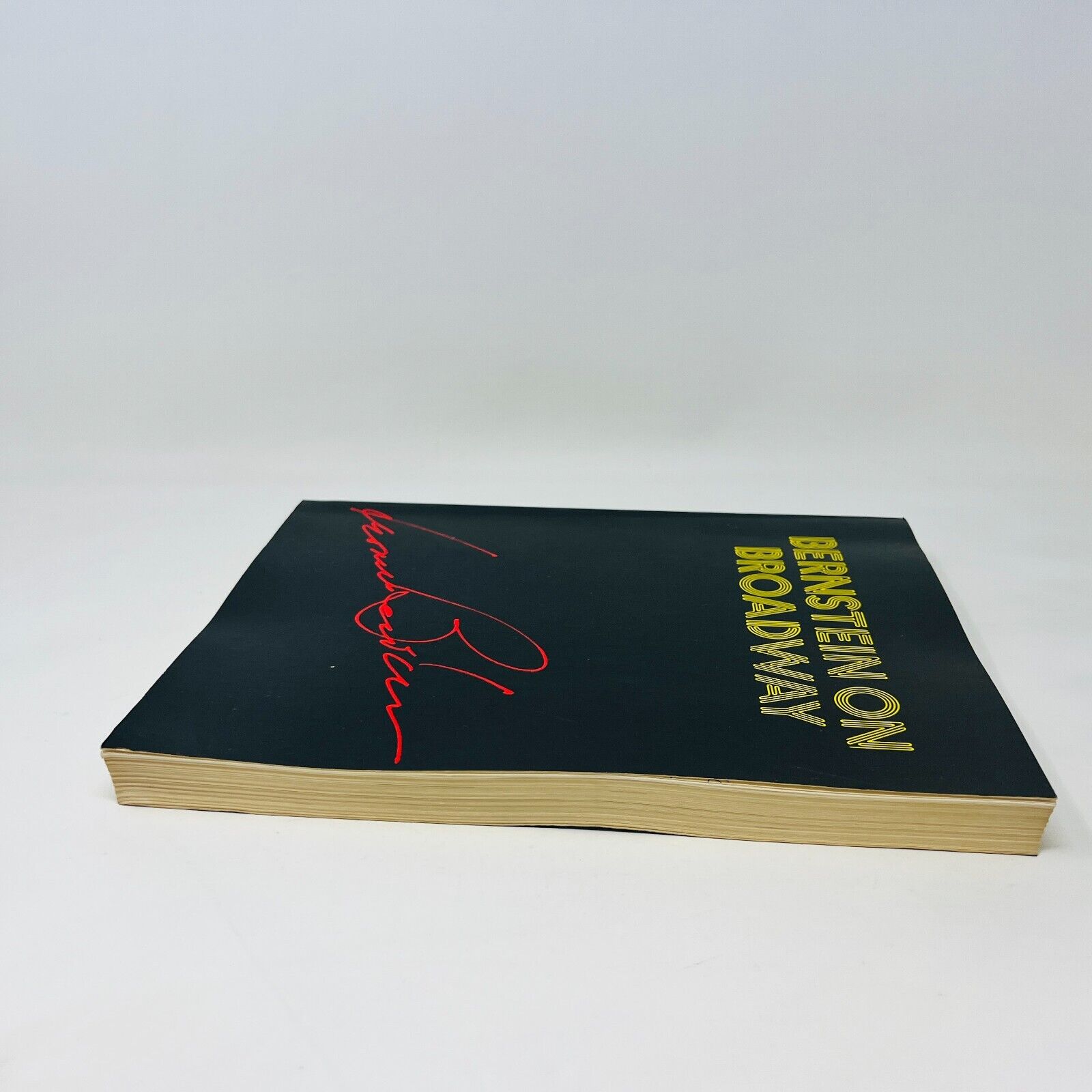 1981 Bernstein on Broadway Songbook Piano Vocal Amberson/Shirmer Paperback