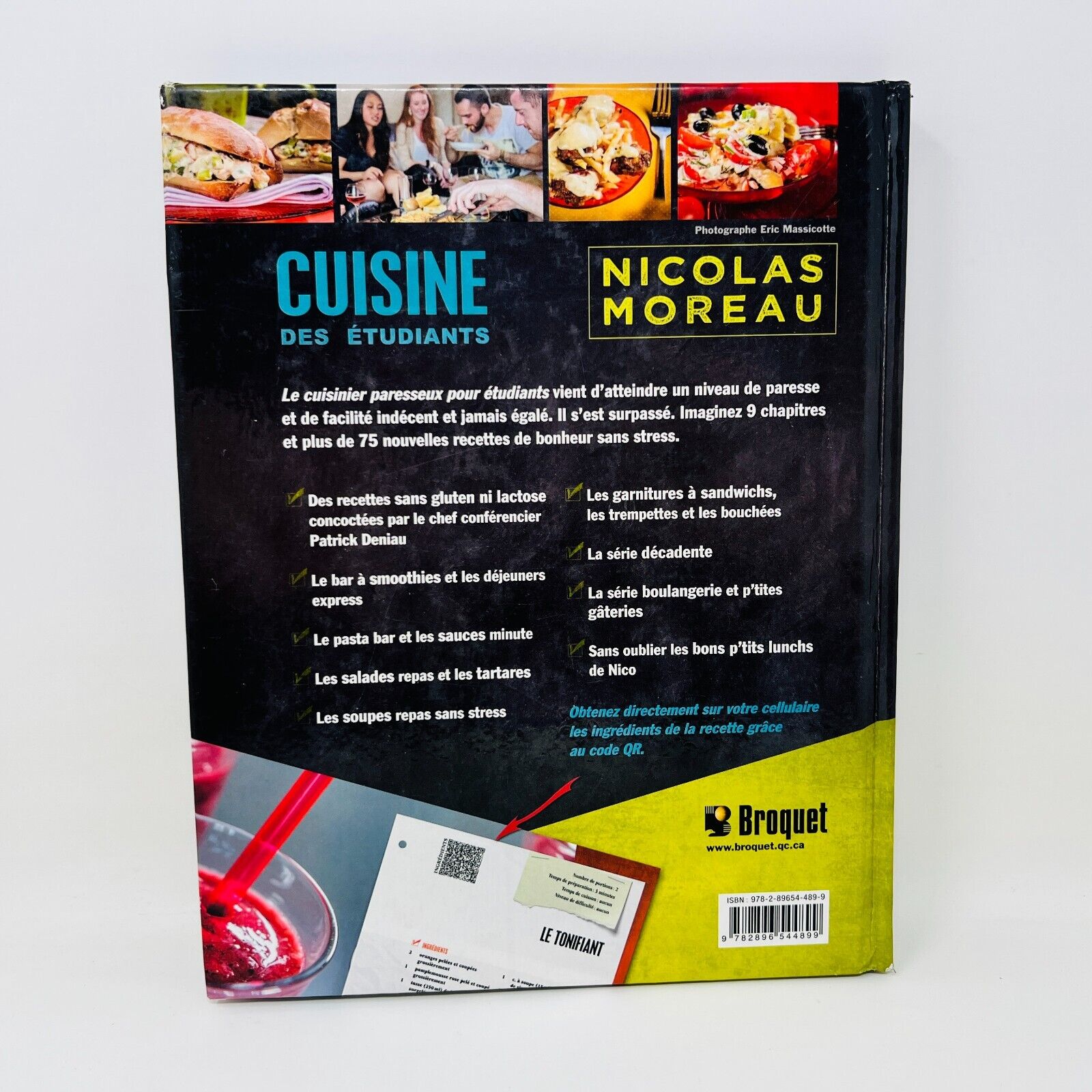 2015 Cuisine des Étudiants Nicolas Moreau Cuisinier Paresseux Recettes Broquet