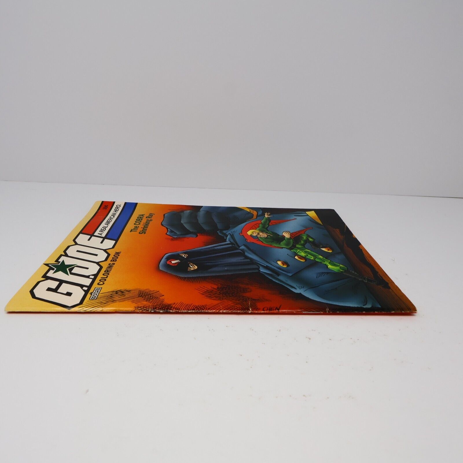 1988 The COBRA Shrinking Ray Coloring Book G.I. Joe by S.M. Ballard Paperback PB