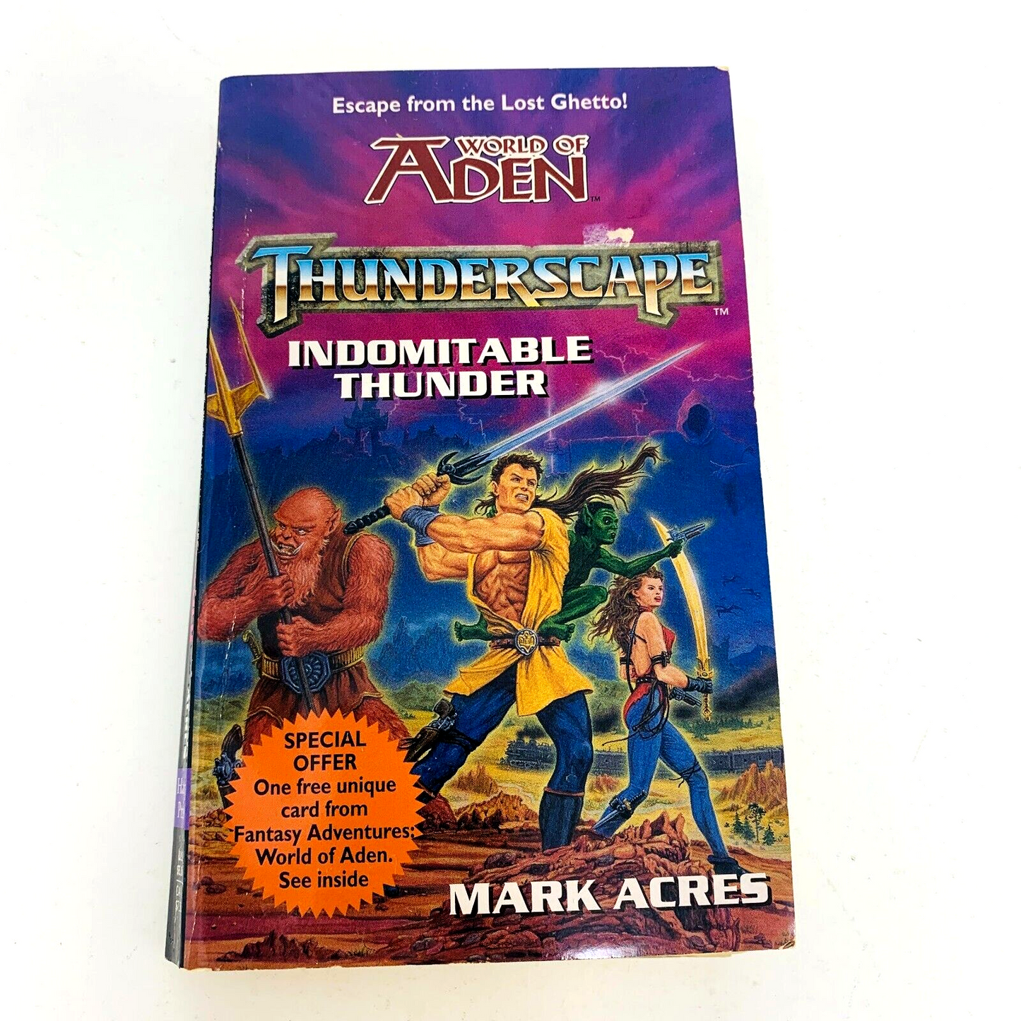 1996 Thunderscape Indomitable Thunder World of Aden by Mark Acres SSI 1st Print