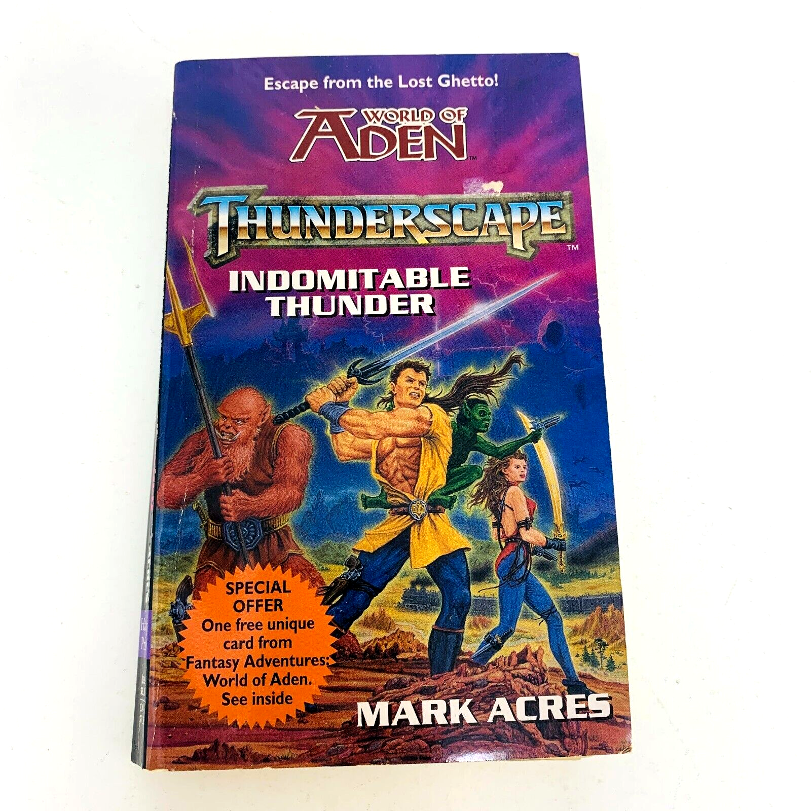 1996 Thunderscape Indomitable Thunder World of Aden by Mark Acres SSI 1st Print
