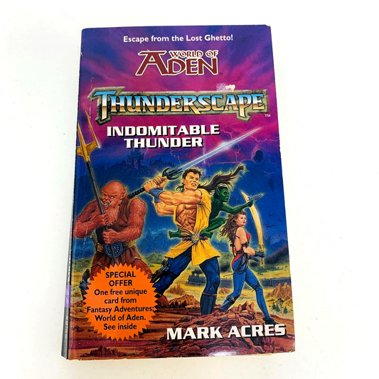 1996 Thunderscape Indomitable Thunder World of Aden by Mark Acres SSI 1st Print