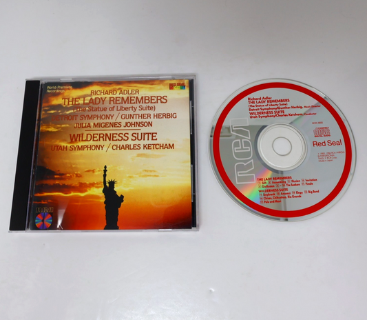 Richard Adler The Lady Remembers/Wilderness Suite CD Gunther Herbig/Ketcham 1986
