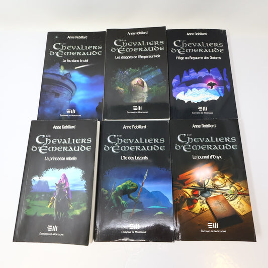 Les Chevaliers d'Émeraude #1-12 Série Complète Lot 12 Livres Anne Robillard PB