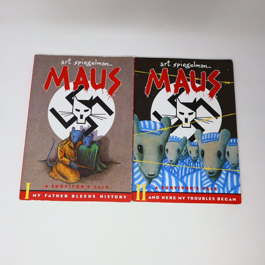 Maus a Survivor's Tale #1-2 Lot 2 Comics Art Spiegelman Complete Set Illustrated
