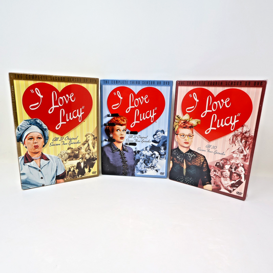 I Love Lucy Seasons #2-3-4 DVD Lot Factory Sealed NTSC Like New Lucille Ball