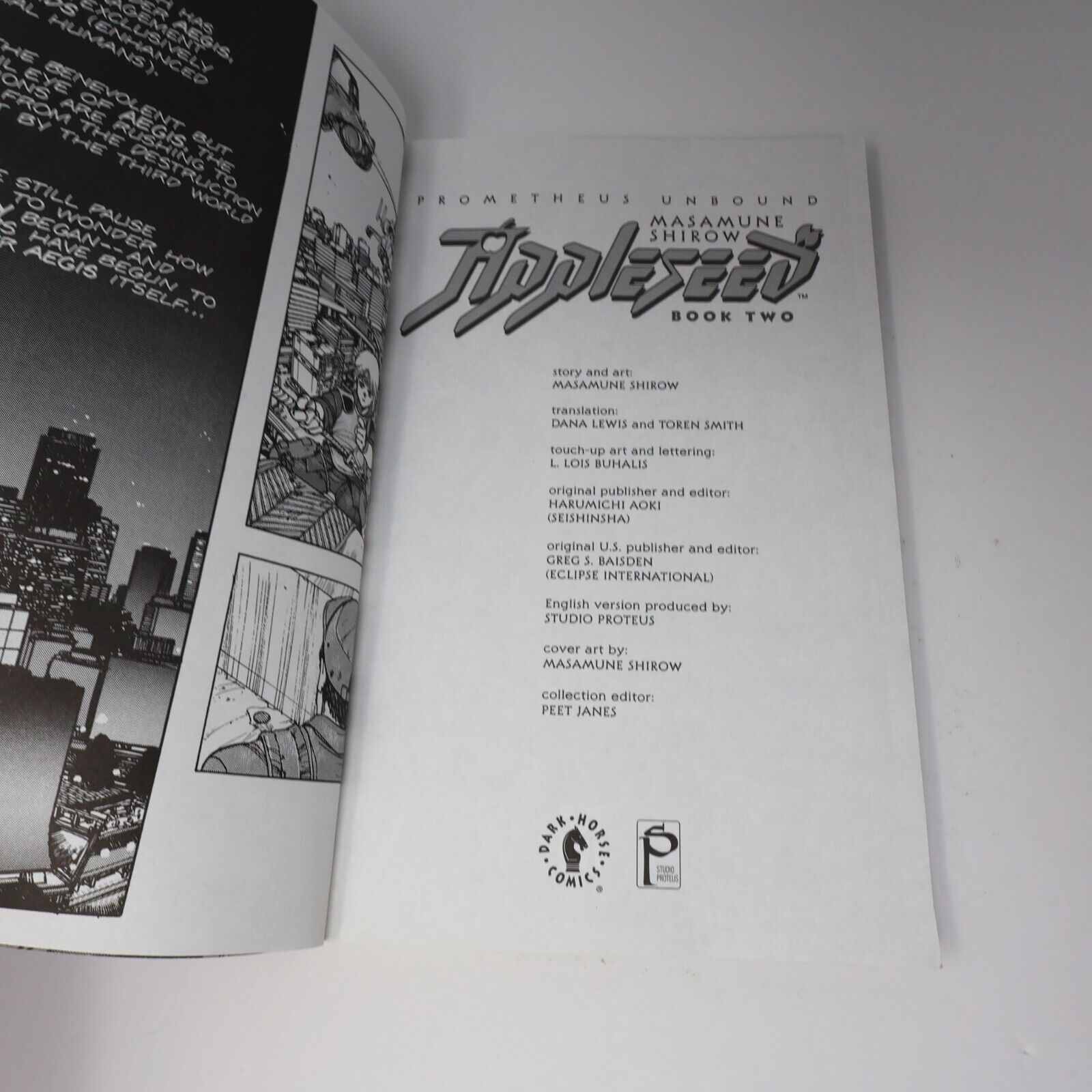 1995 Prometheus Unbound Appleseed #2 by Masamune Shirow 3rd Print Paperback PB