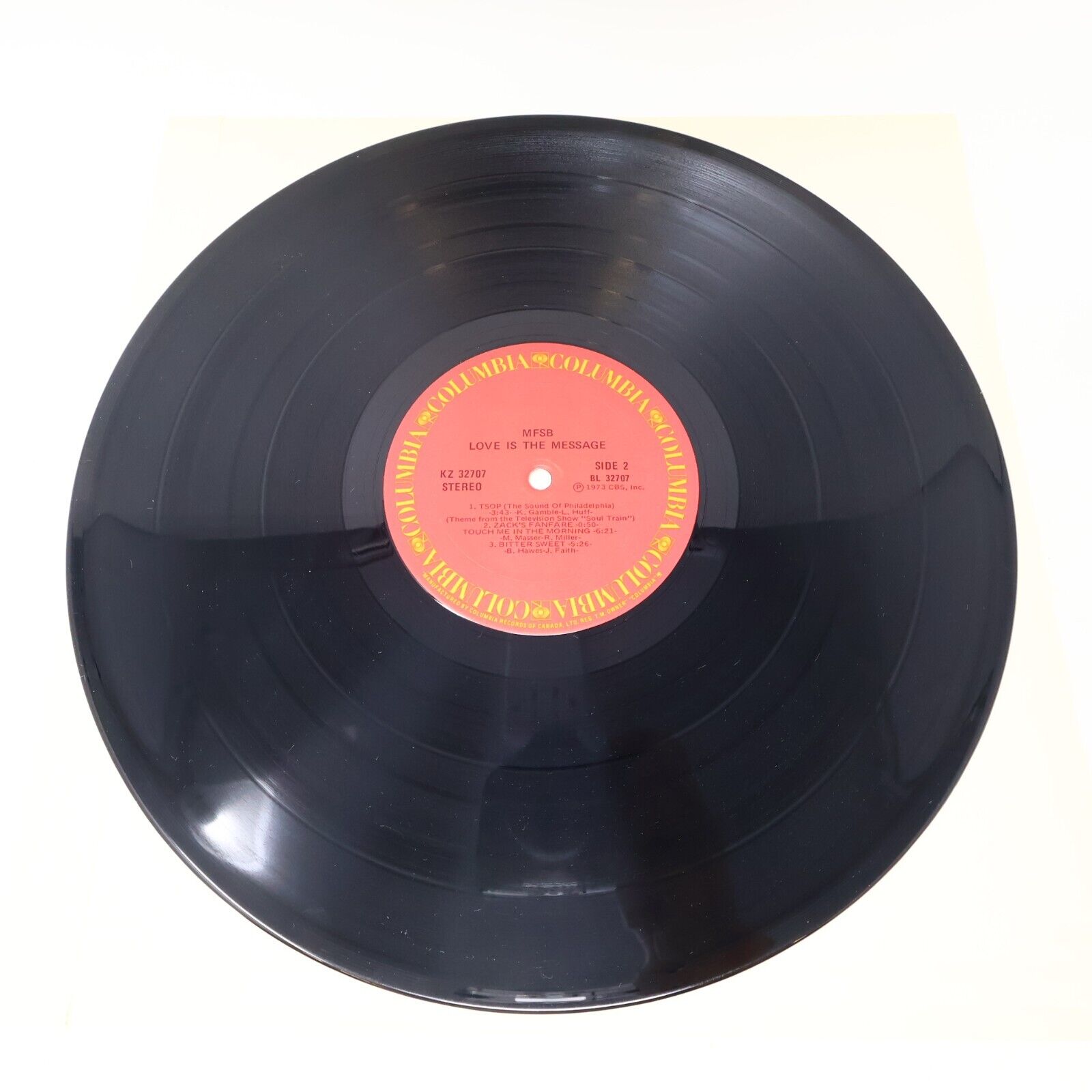 MFSB Love Is The Message LP Record Canada KZ 32707 TSOP Sound of Philadelphia
