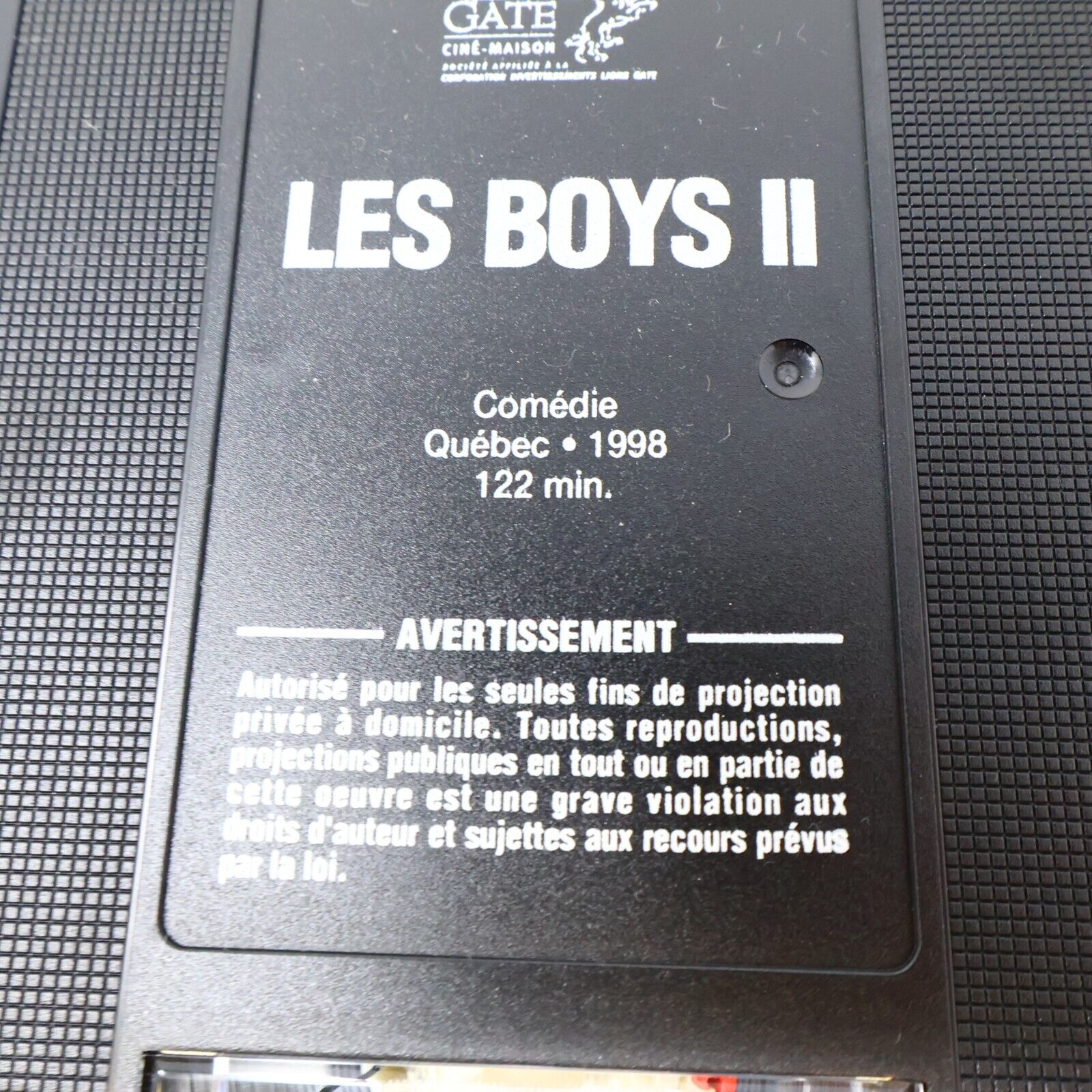 Les Boys 1 & 2 Lot VHS NTSC Testés Français Québec Comédie Hockey Rémy Girard