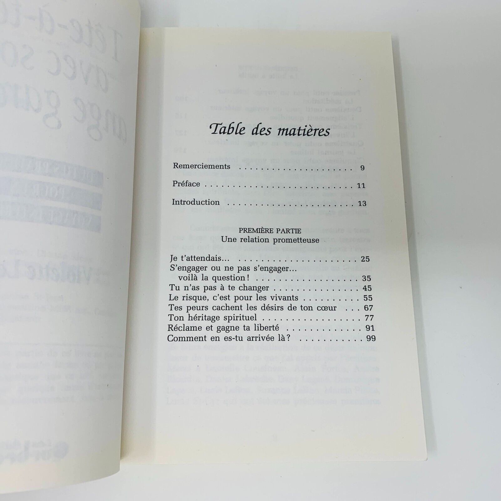 1996 Tête à Tête avec son Ange Gardien Violette LeBon Voyage Intérieur