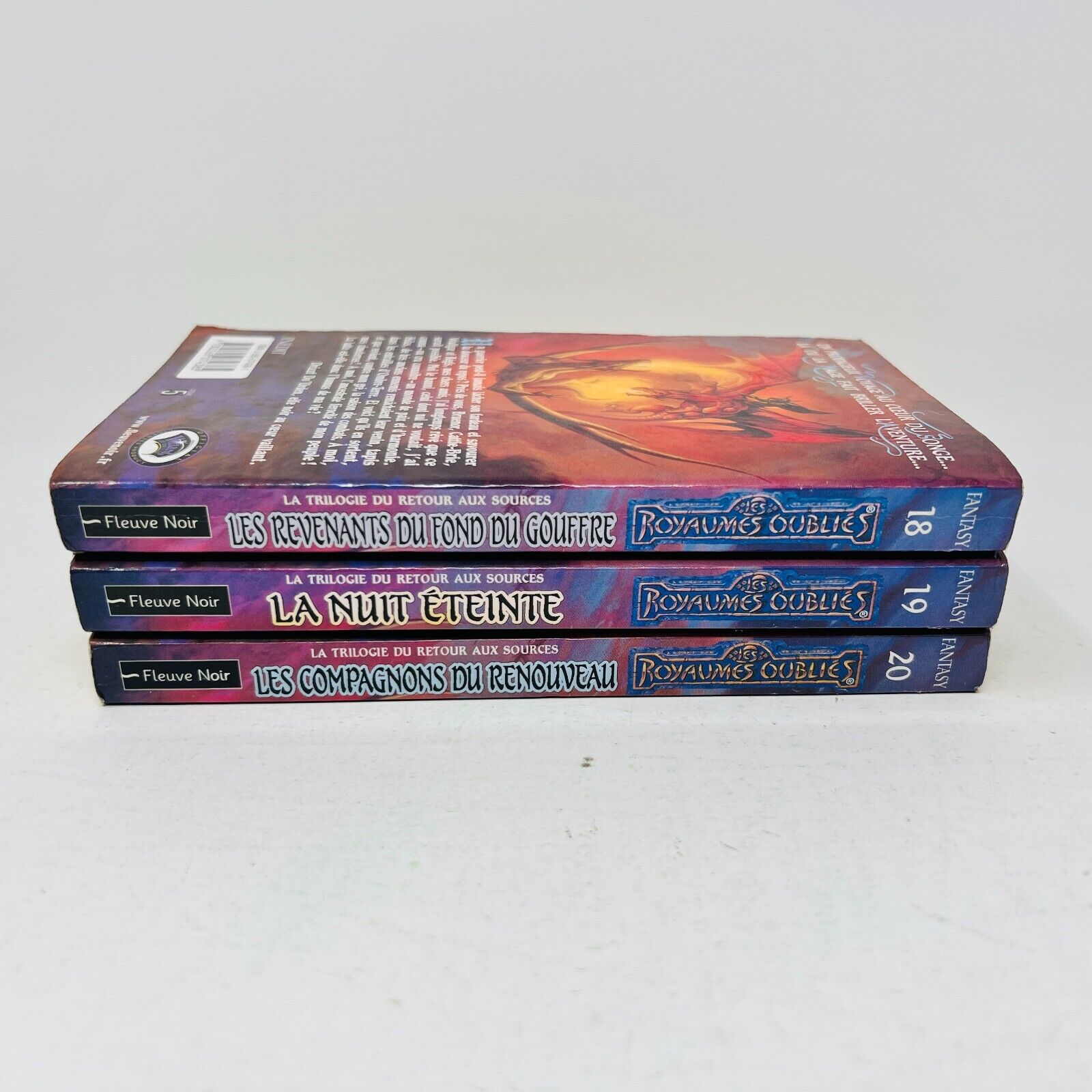 La Trilogie du Retour aux Sources Complète #18-20 Royaumes Oubliés Salvatore Lot
