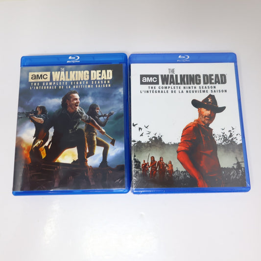 The Walking Dead Season 8-9 Lot 2 Blu-ray English/Français #9 is Factory Sealed