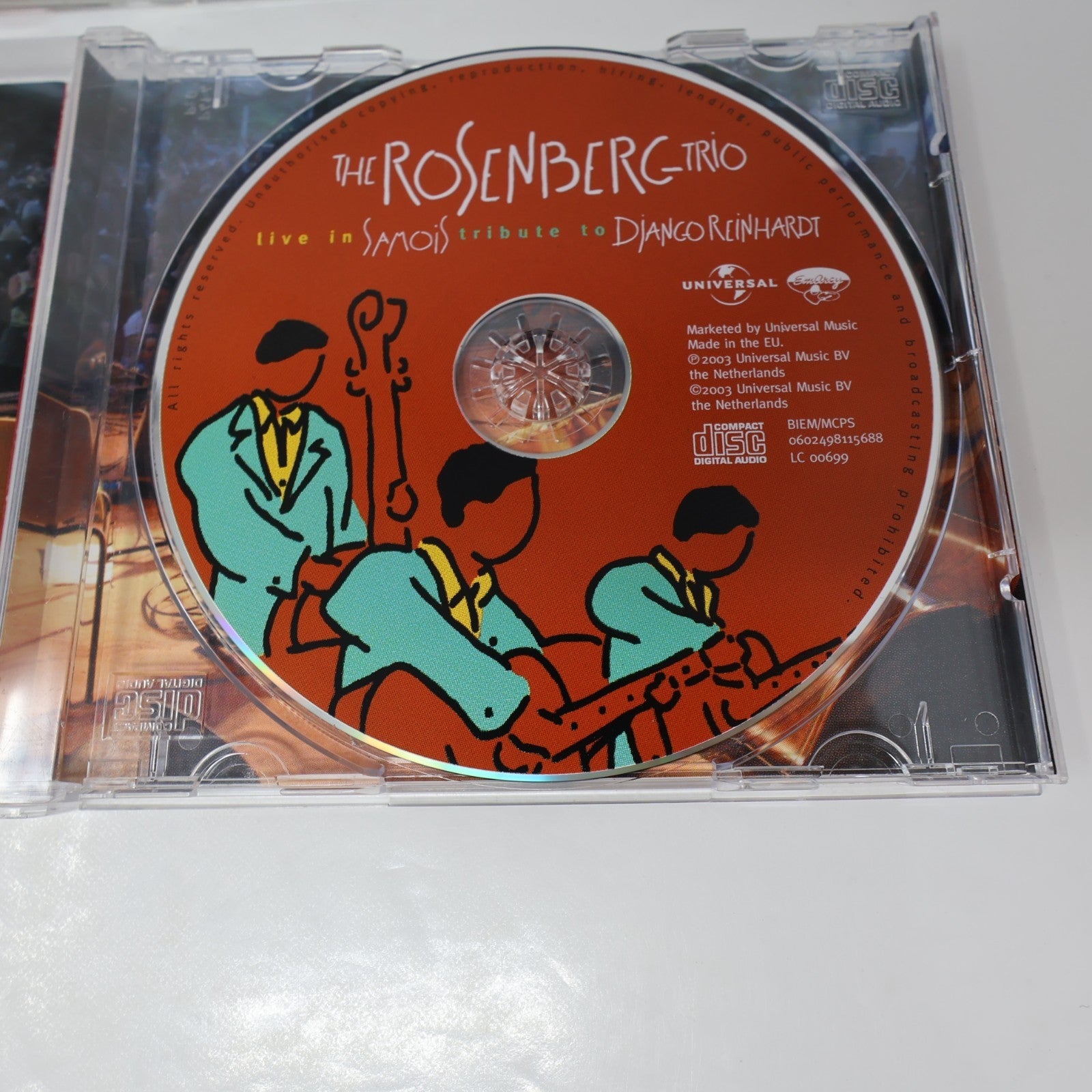 The Rosenberg Trio 2 CD Lot Gypsy Swing/Live Samois Tribute To Django Reinhardt