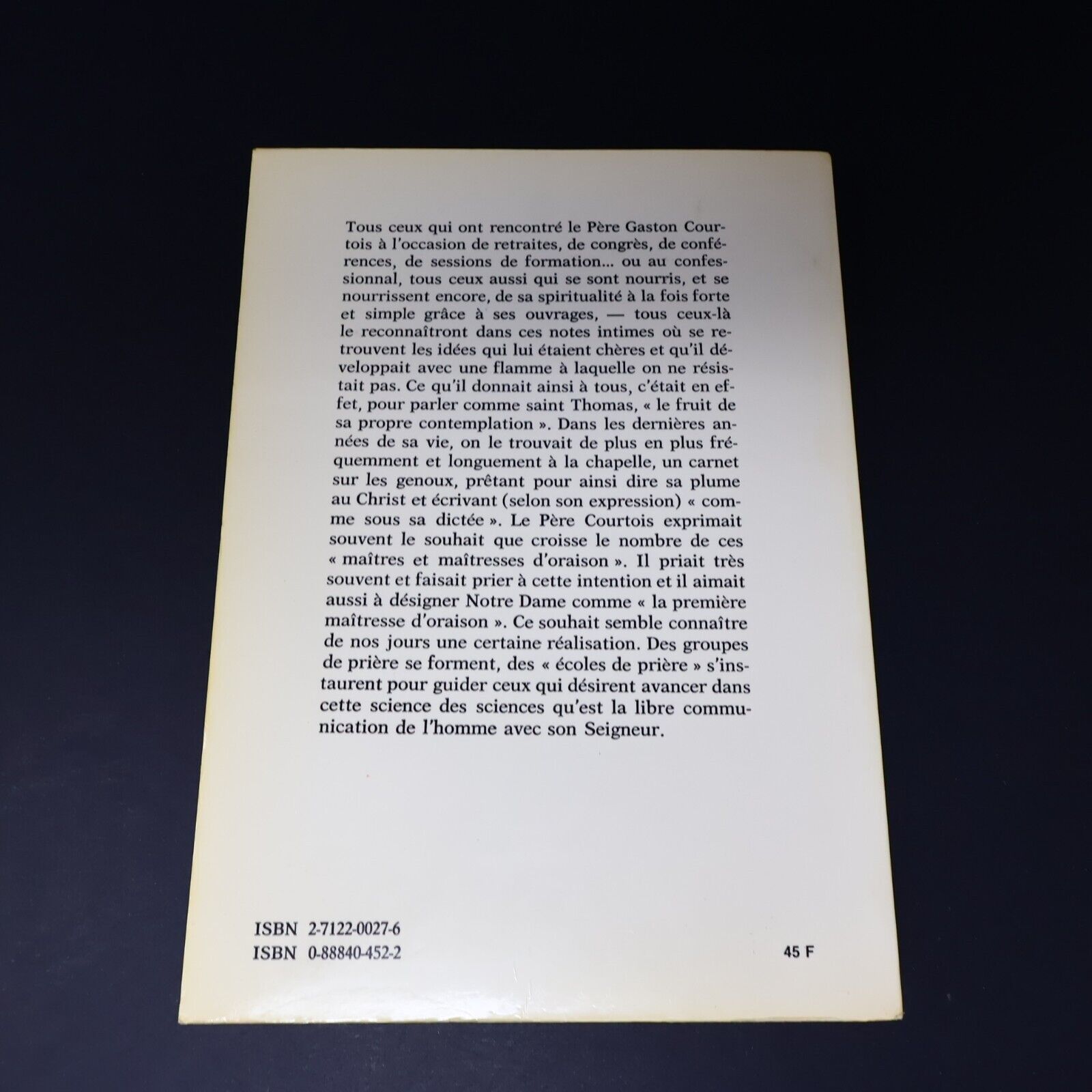 1983 Quand le Seigneur Parle au Cœur Carnets Spirituels Inédits Paperback PB 80s