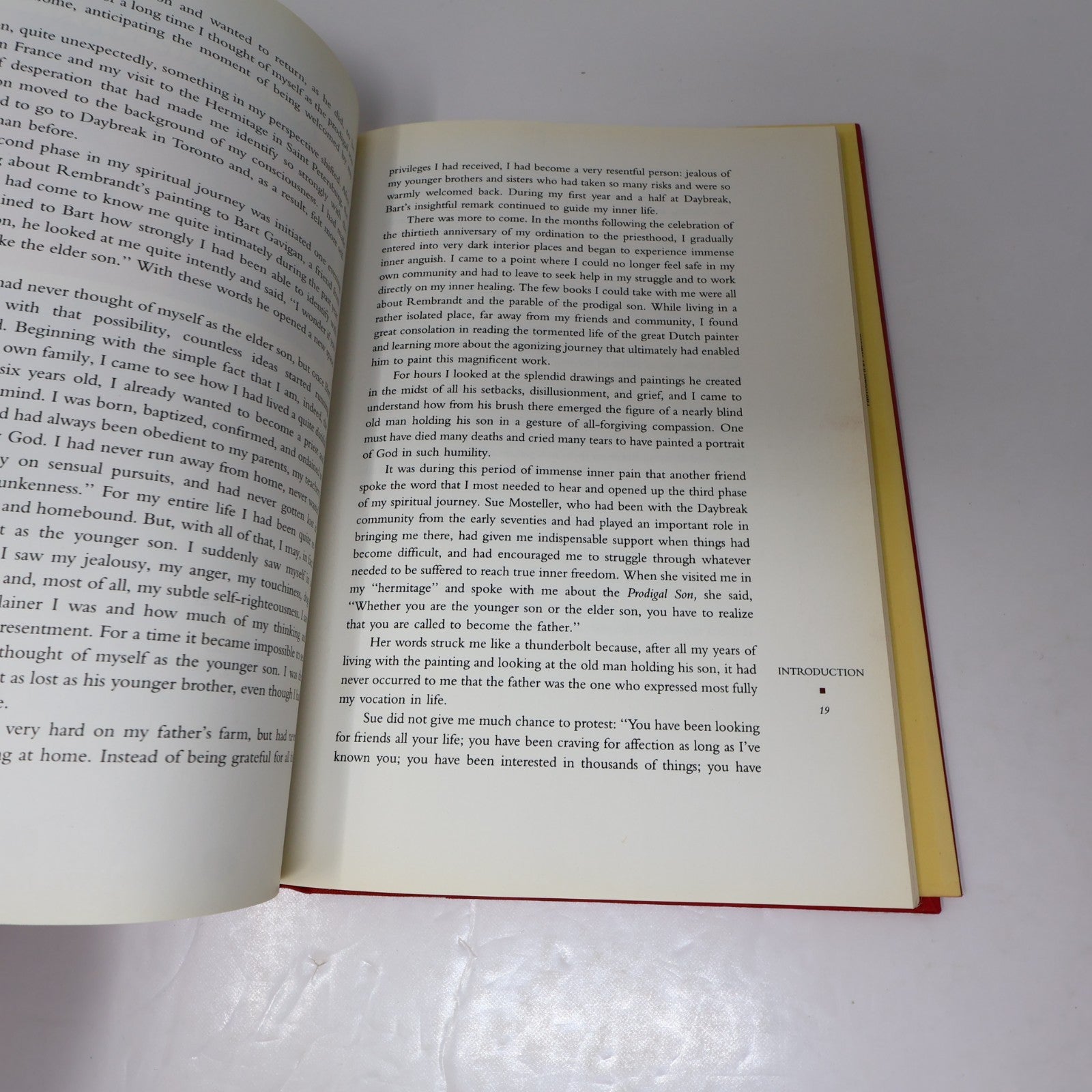 The Return of the Prodigal Son Henri Nouwen Doubleday 1992 HC DJ Religion Book