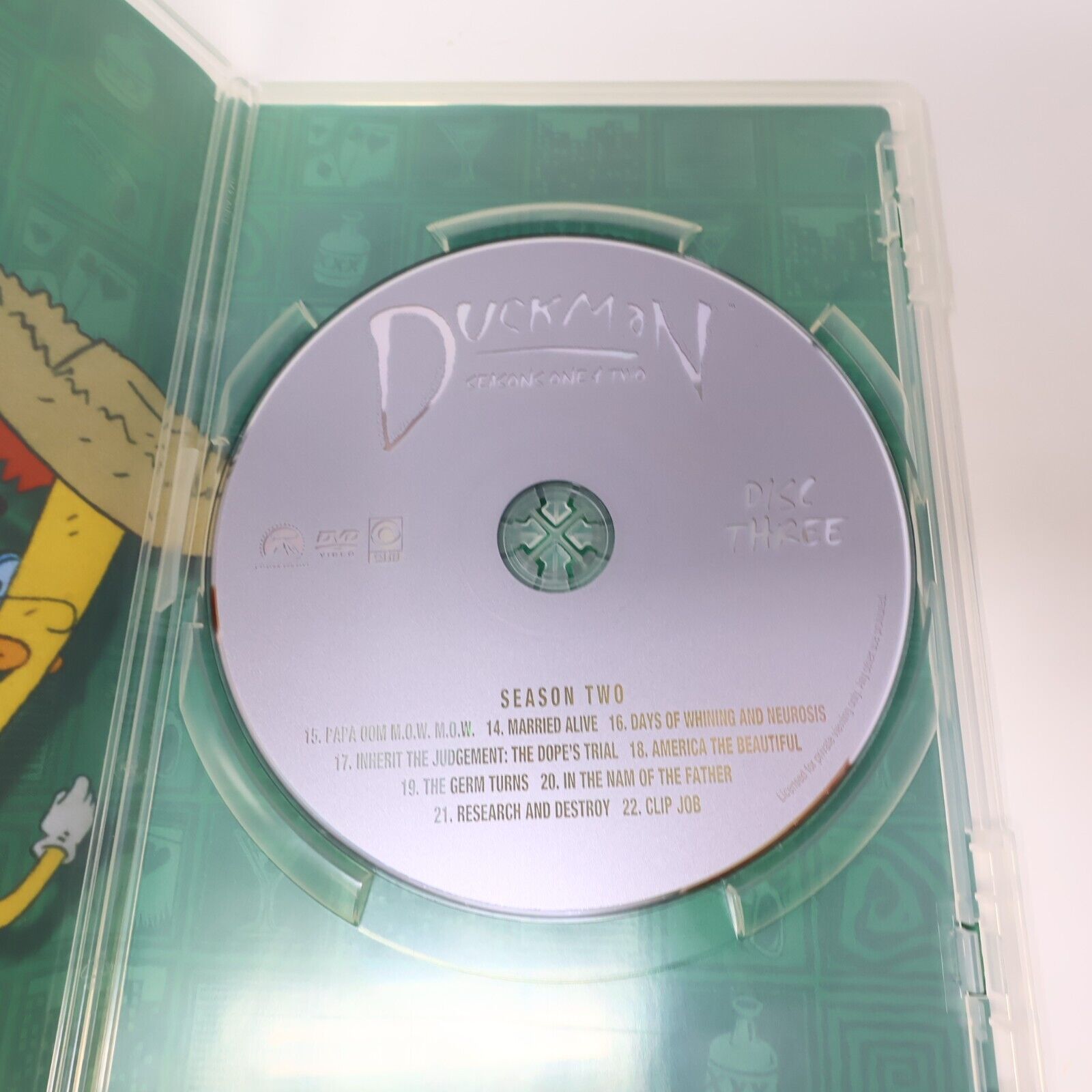 Duckman Season #1-2 DVD Jason Alexander NTSC Tested Animated Series 4:3 Region 1