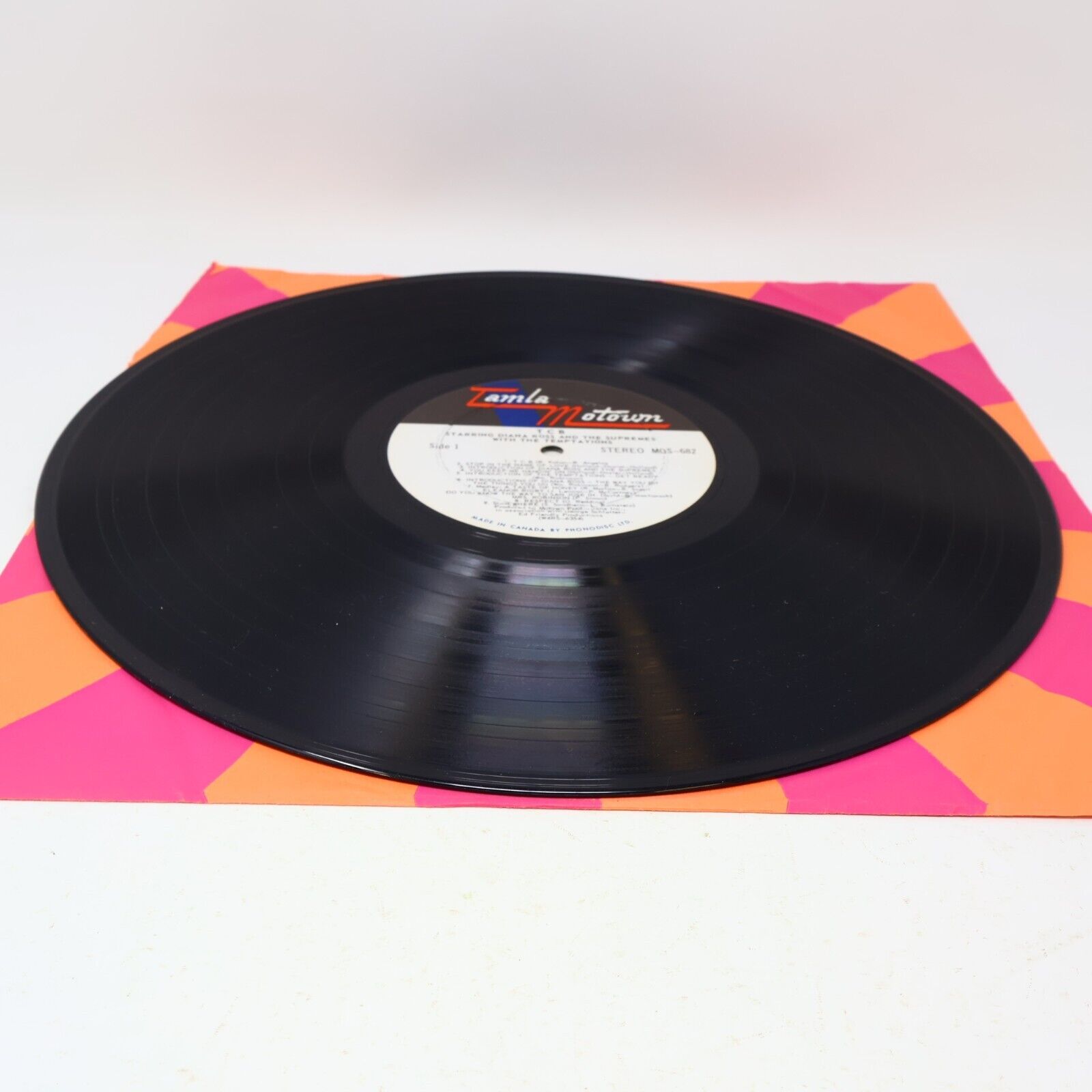 The Original Soundtrack From TCB Diana Ross Supremes Temptations LP Record 1968