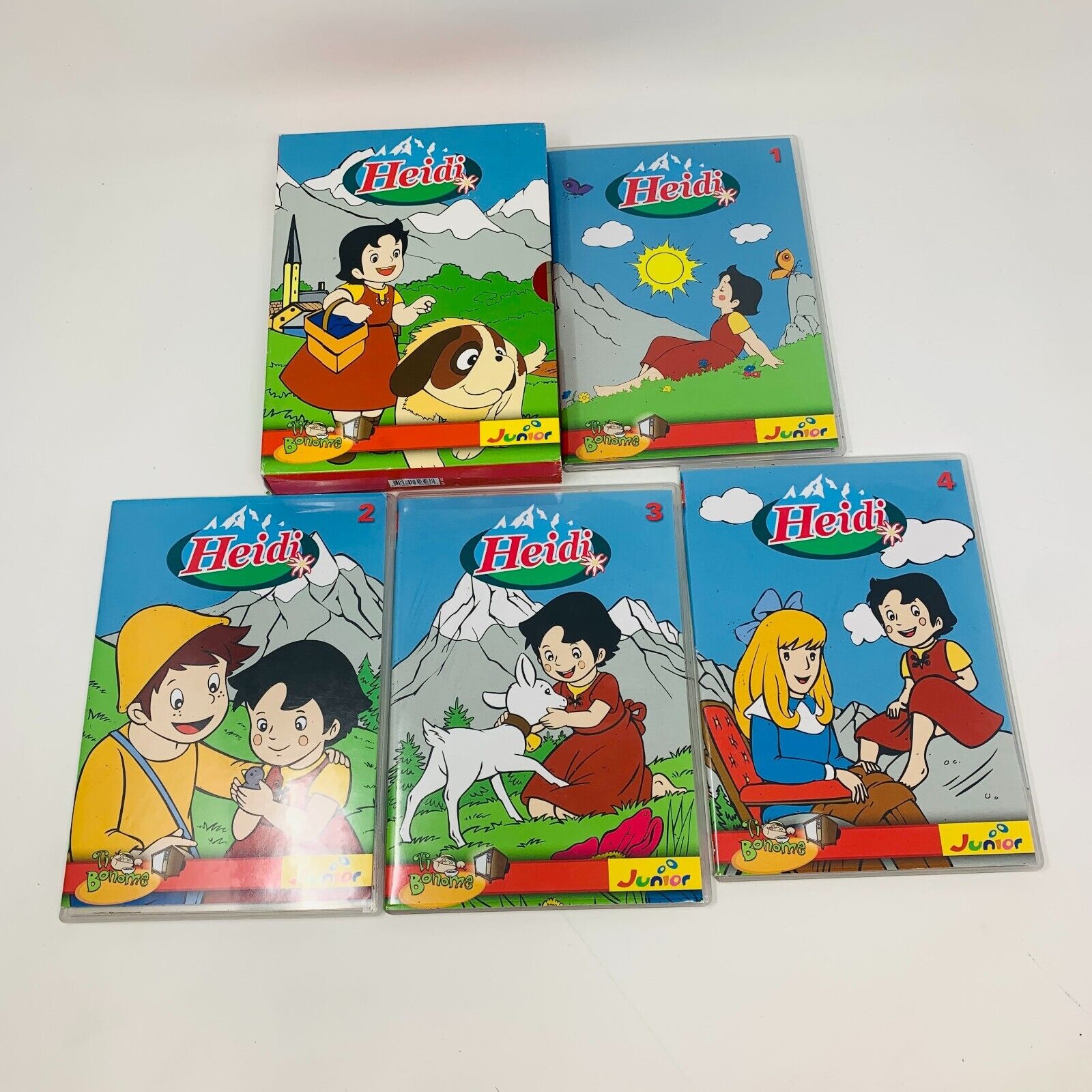 Heidi Série Animée Complète DVD Ti Bonome Junior TV Français Lot 2 Coffrets NTSC