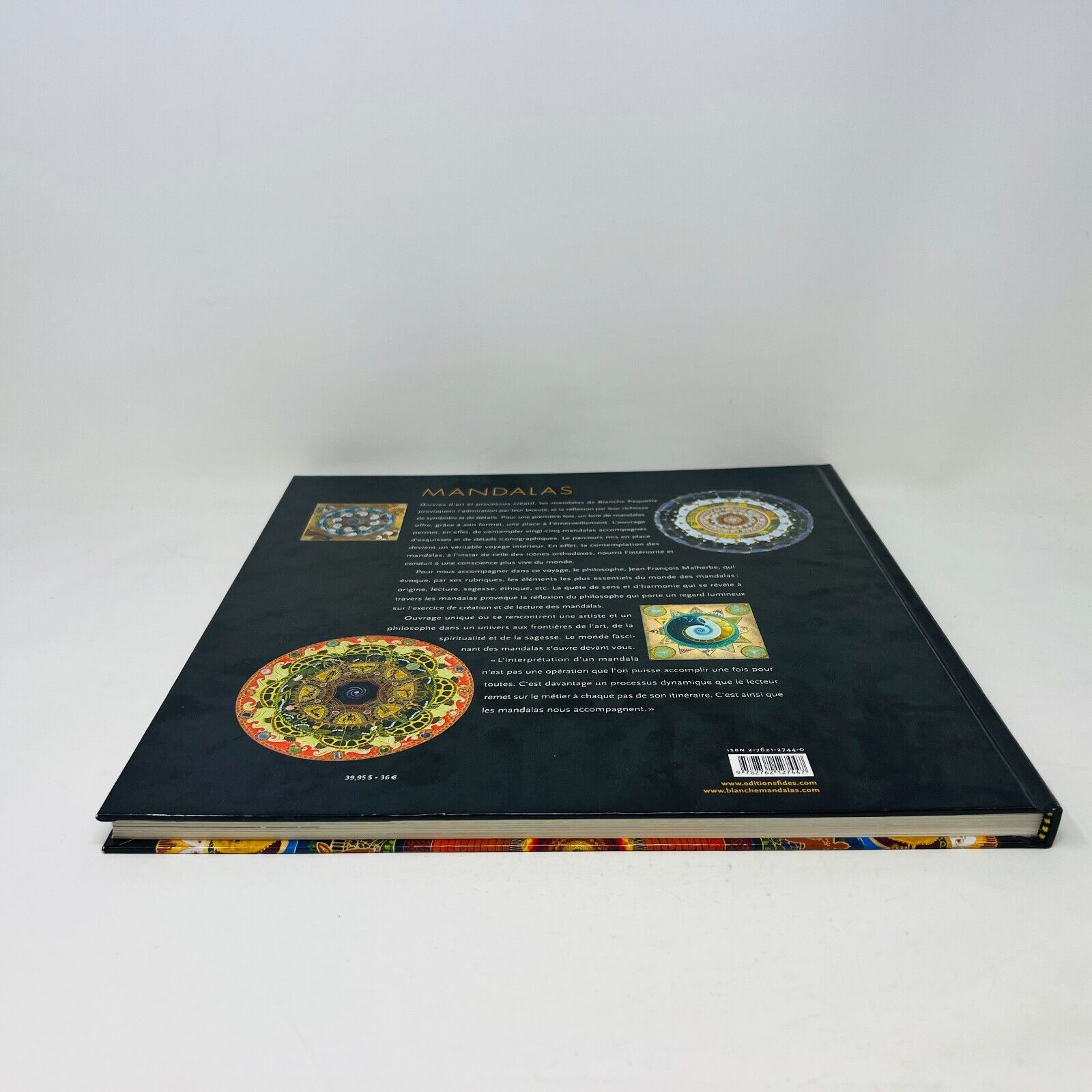 2006 Mandalas Oeuvre de Blanche Paquette Monographie d'Artiste Français Livre HC