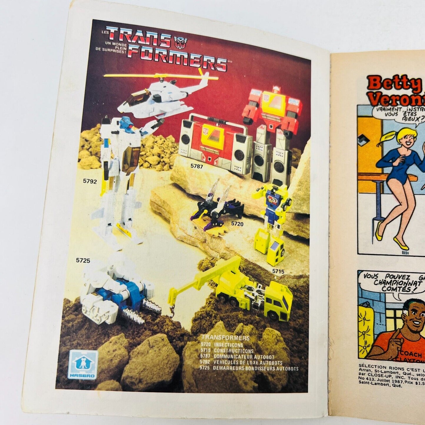 11x Archie Rions/Sélection/Betty et Veronica Français Héritage EH Comics BD Lot
