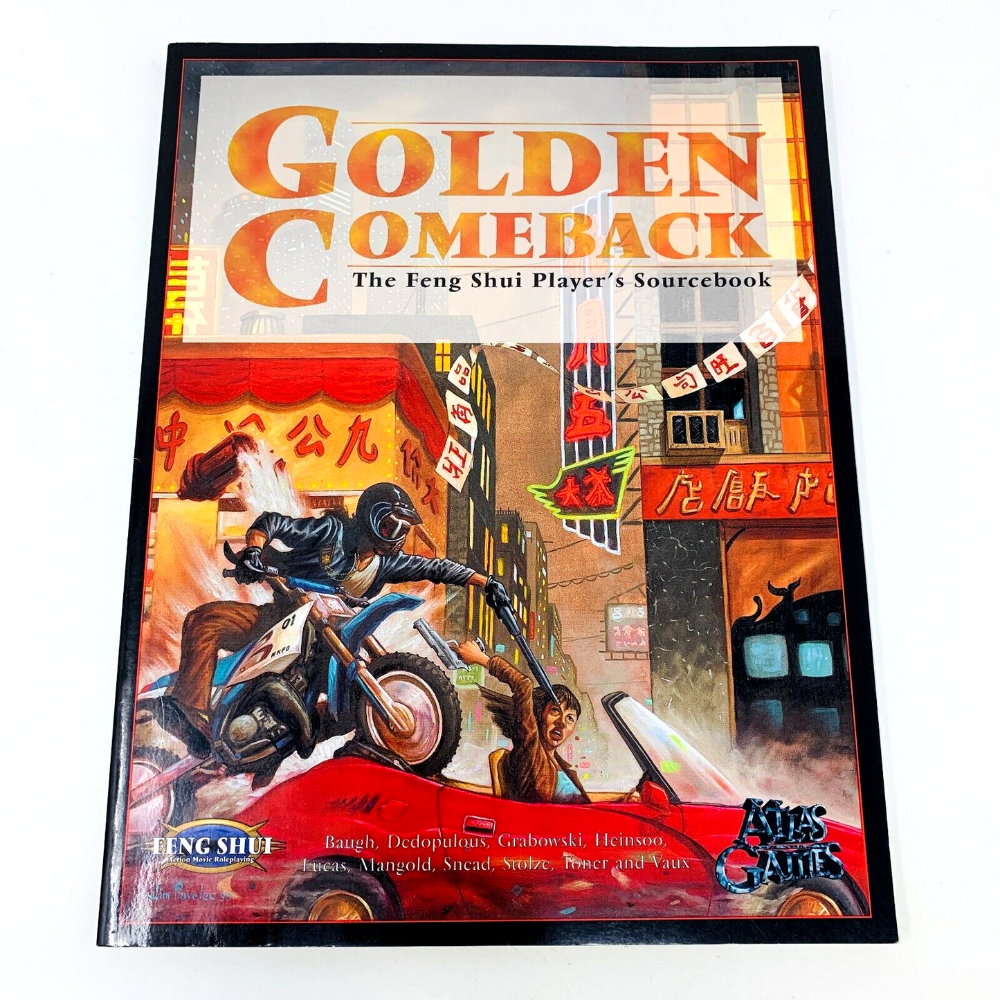 2000 Golden Comeback Feng Shui Players Sourcebook RPG Book Atlas Games AG4002