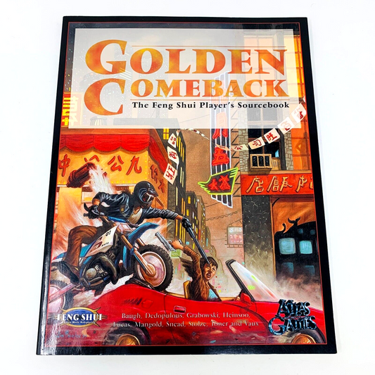 2000 Golden Comeback Feng Shui Players Sourcebook RPG Book Atlas Games AG4002