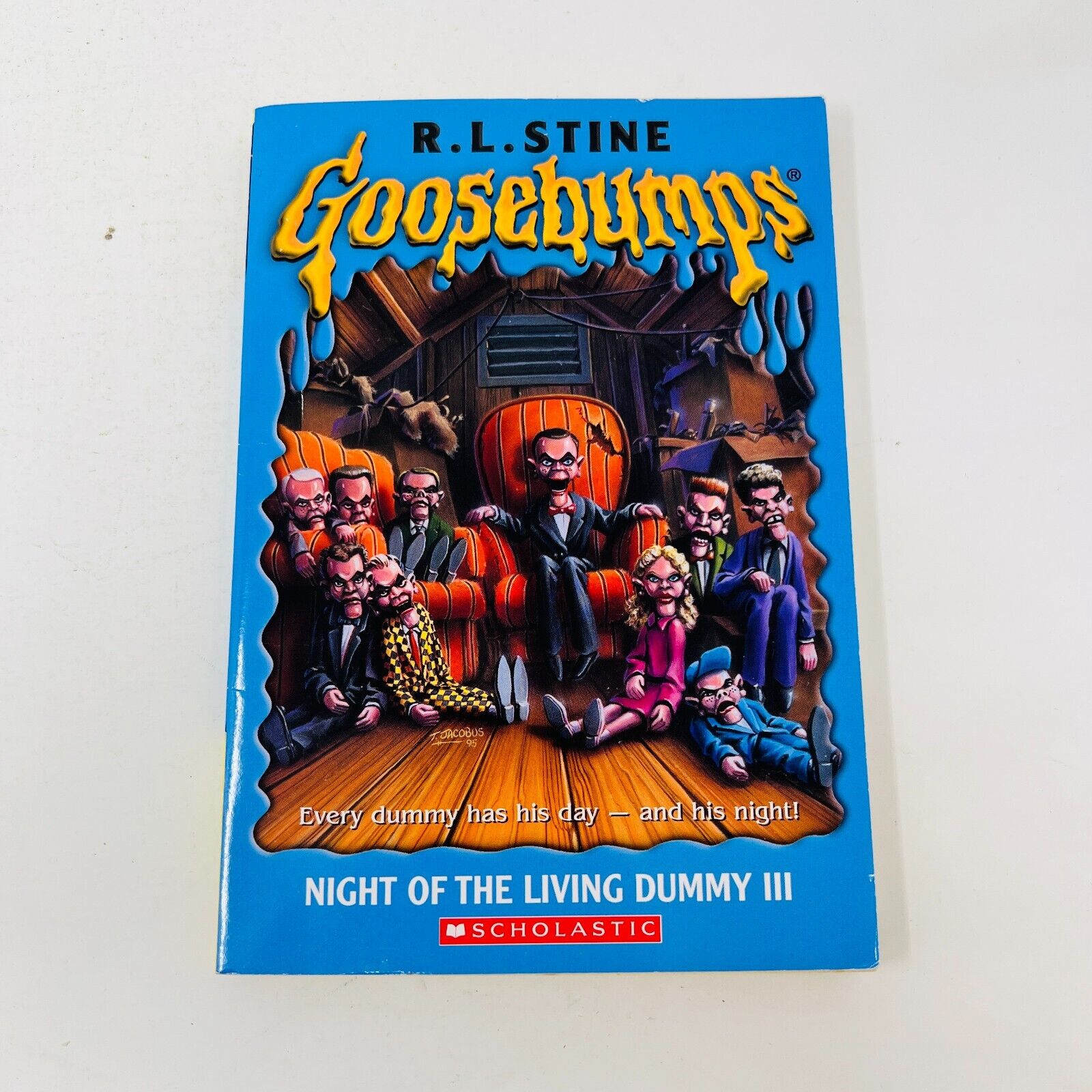 Night of the Living Dummy #1-3 Lot by R.L. Stine Goosebumps Scholastic Paperback
