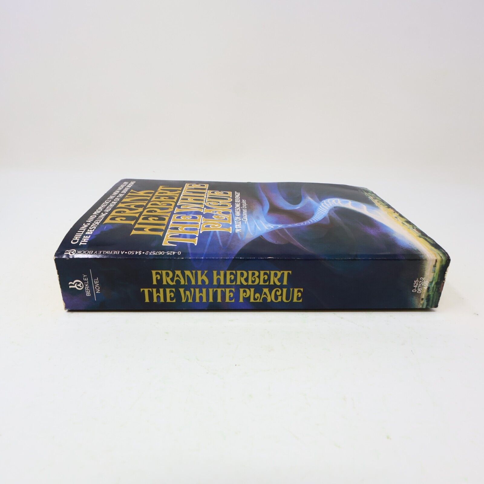 1983 The White Plague Frank Herbert Horror Berkley Paperback Book 80s PB