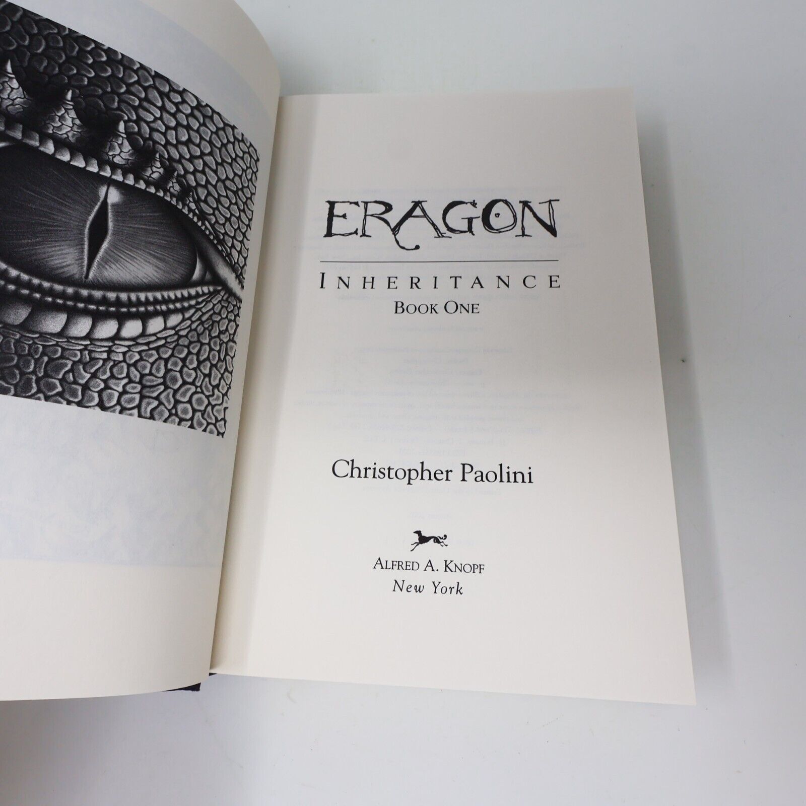 Eragon Inheritance #1-4 Lot 4 Books Christopher Paolini Knopf Hardcover 2000s HC