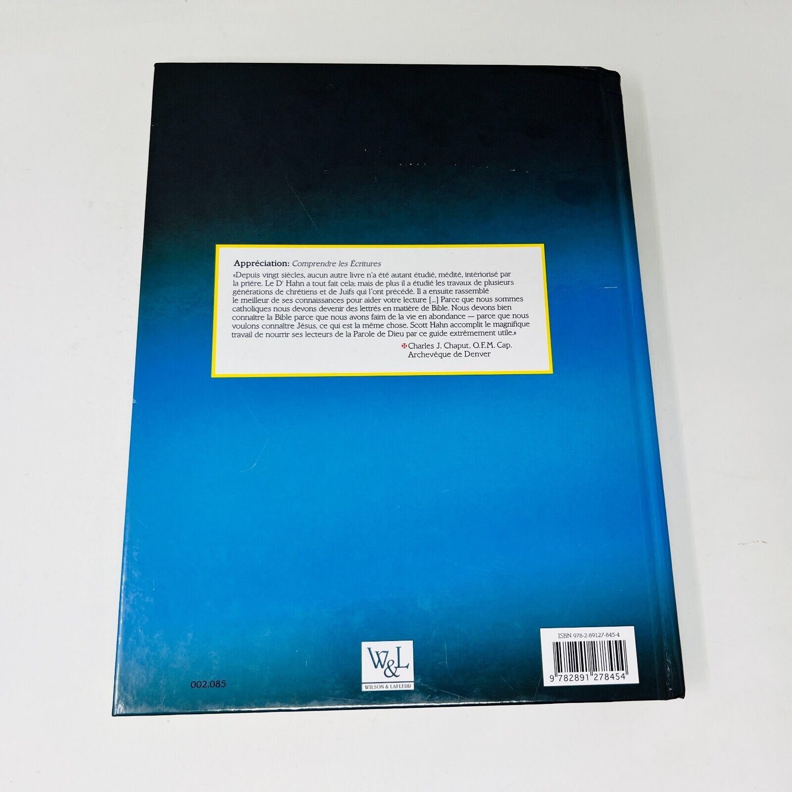 2008 Comprendre les Écritures Introduction à la Bible de Scott Hahn W&L Français