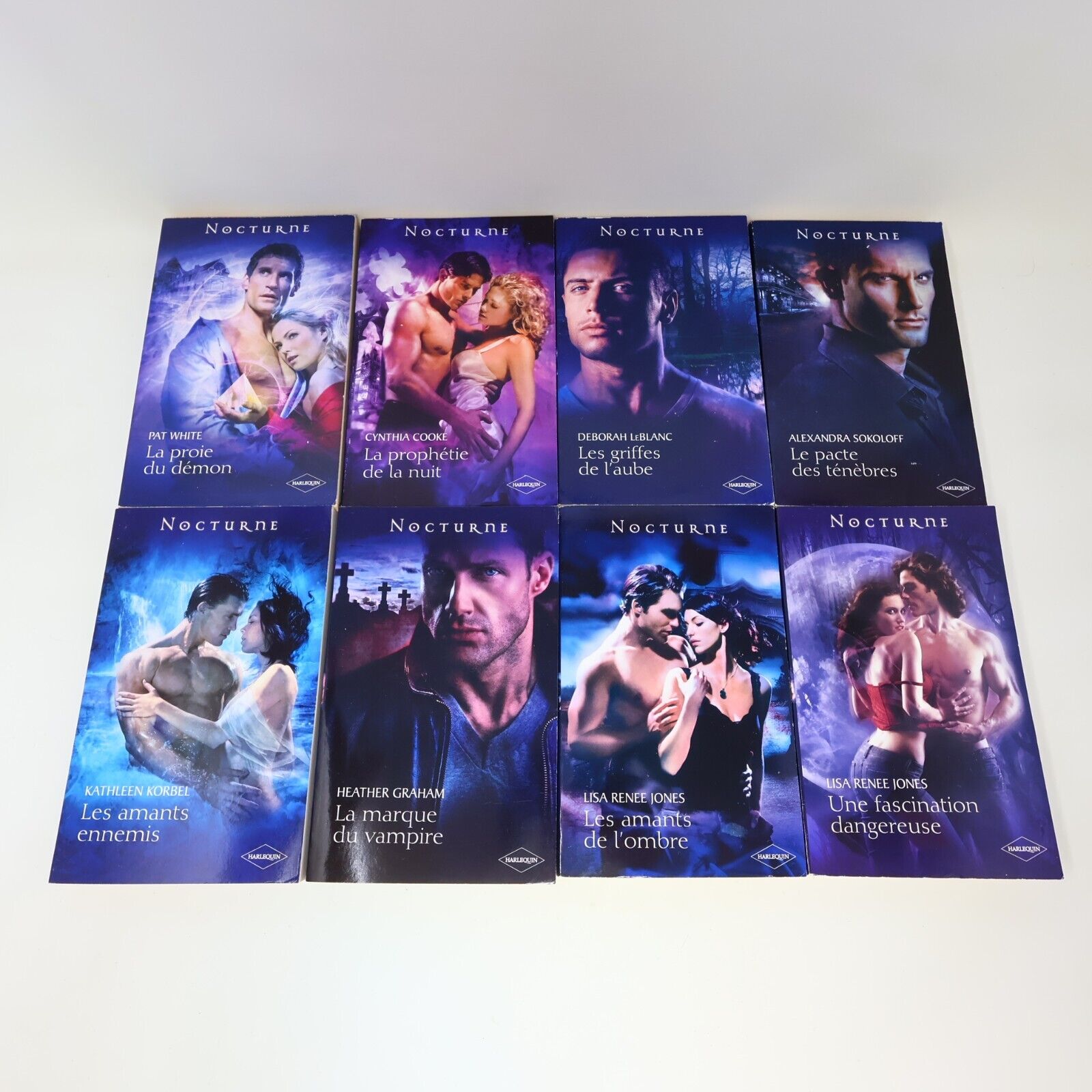 Harlequin Nocturne Romance Fantastique Fantasy Lot 13 Livres Français French PB