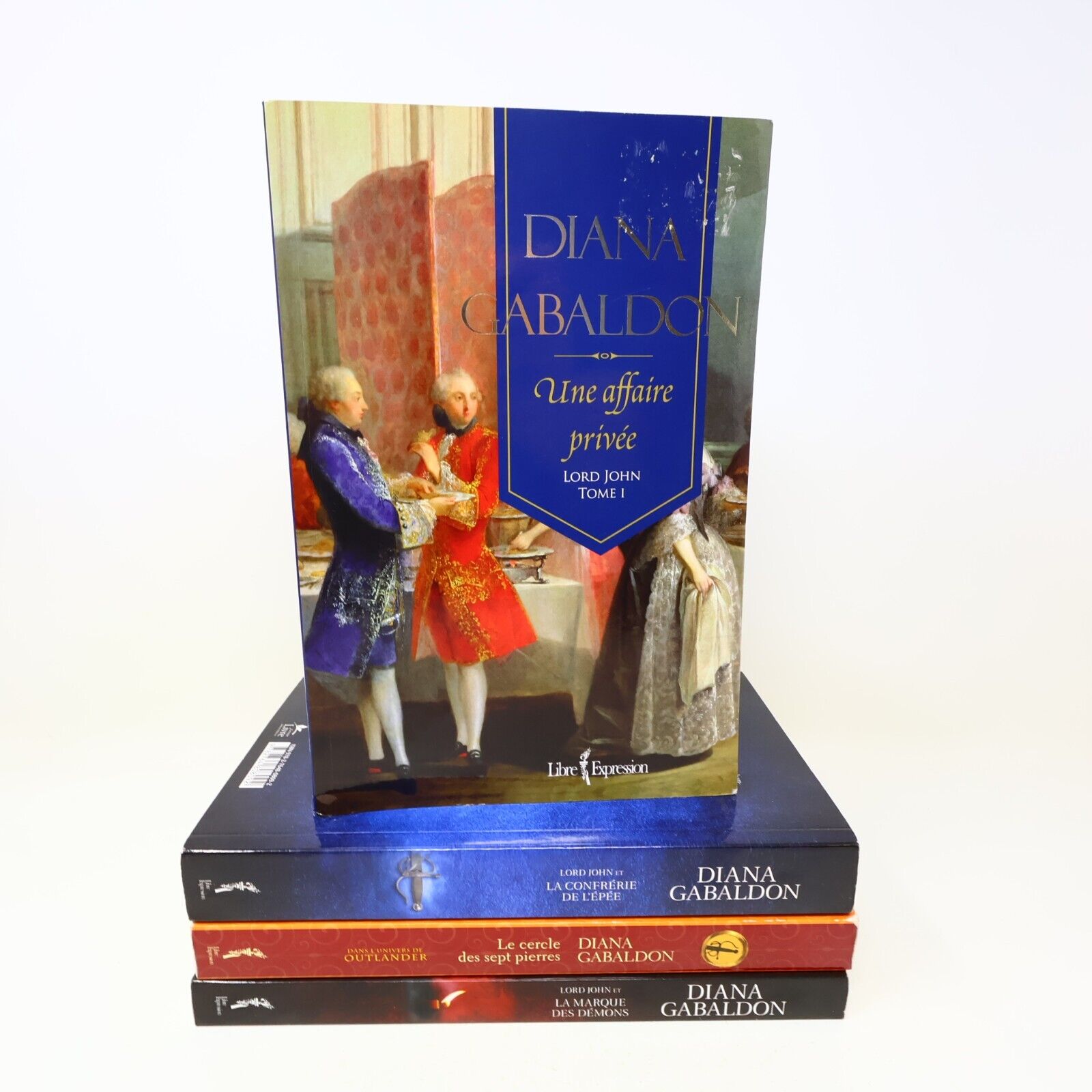 Lot 4 Livres Lord John #1-3 Outlander Diana Gabaldon Libre Expression Français